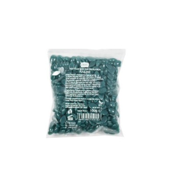 RONNEY - Perełki wosku do depilacji azulanowe HOT FILM WAX AZULENE 100 g    ! c